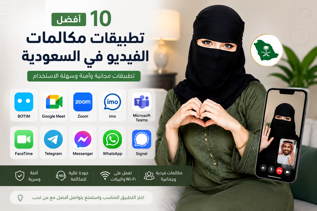 أفضل تطبيقات مكالمات الفيديو في السعودية