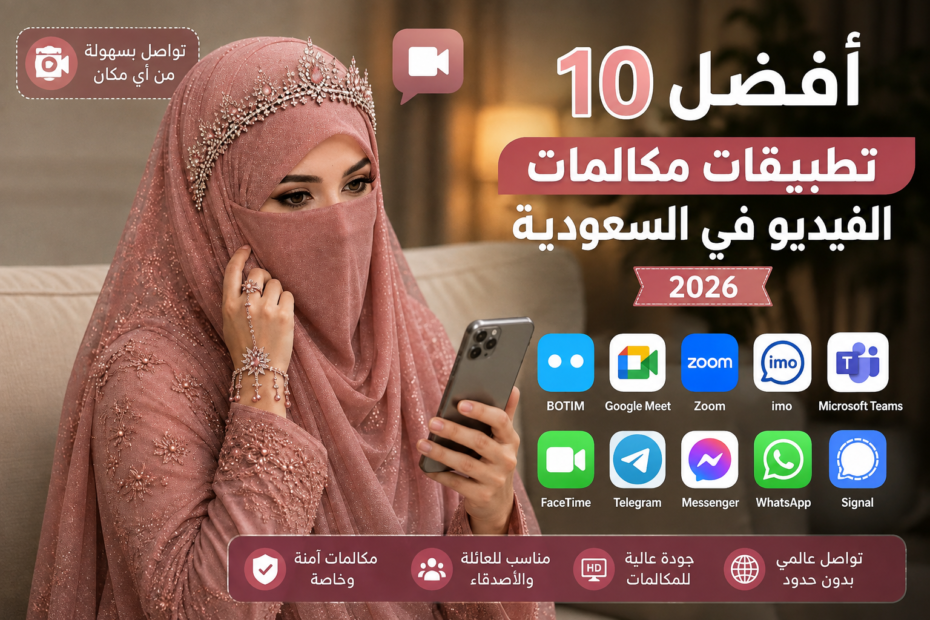 تطبيقات مكالمات الفيديو في السعودية